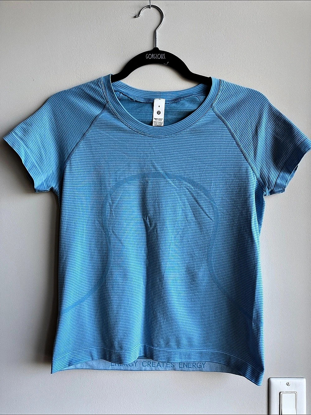 Lululemon Swiftly Tech Short-Sleeve Shirt 2.0 Blue Size 8